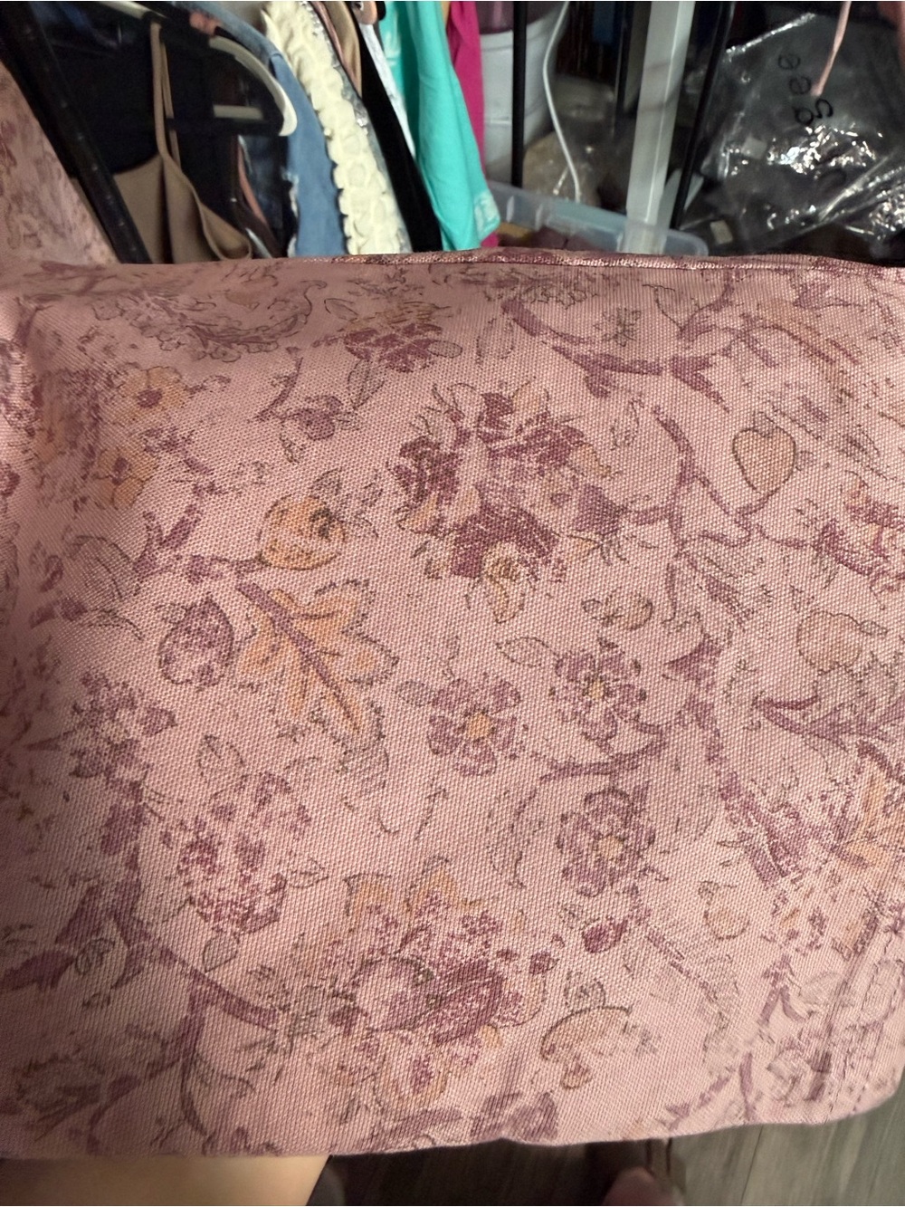High-Rise straight Leg Floral Pants - Pink - Picture 4 of 4